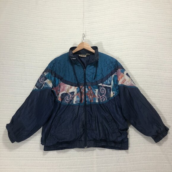 Vintage Wilson Advantage Athletic Windbreaker Jacket Size Large - Picture 2 of 7